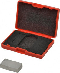 SPI - 0.7" Rectangular Steel Gage Block - Accuracy Grade AS-1, Includes NIST Traceability Certification - Top Tool & Supply