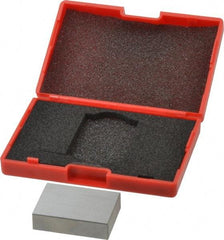 SPI - 0.95" Rectangular Steel Gage Block - Accuracy Grade AS-1, Includes NIST Traceability Certification - Top Tool & Supply