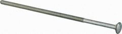 Value Collection - 1/4-20 UNC 8" Length Under Head, Standard Square Neck, Carriage Bolt - Grade 2 Steel, Zinc-Plated Finish - Top Tool & Supply