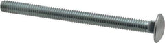 Value Collection - 5/16-18 UNC 4" Length Under Head, Standard Square Neck, Carriage Bolt - Grade 2 Steel, Zinc-Plated Finish - Top Tool & Supply