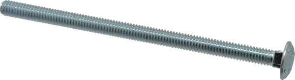 Value Collection - 5/16-18 UNC 5-1/2" Length Under Head, Standard Square Neck, Carriage Bolt - Grade 2 Steel, Zinc-Plated Finish - Top Tool & Supply