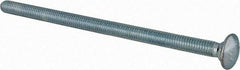 Value Collection - 5/16-18 UNC 6" Length Under Head, Standard Square Neck, Carriage Bolt - Grade 2 Steel, Zinc-Plated Finish - Top Tool & Supply