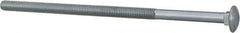 Value Collection - 3/8-16 UNC 8-1/2" Length Under Head, Standard Square Neck, Carriage Bolt - Grade 2 Steel, Zinc-Plated Finish - Top Tool & Supply