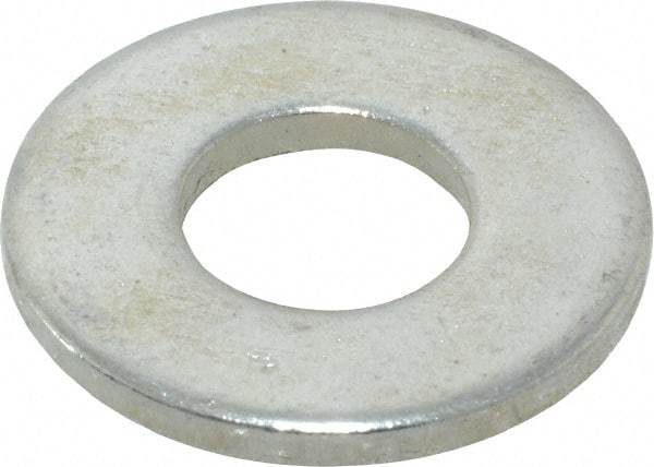 Value Collection - 3/8" Screw, Steel USS Flat Washer - 7/16" ID x 1" OD, 0.0781" Thick, Zinc-Plated Finish - Top Tool & Supply