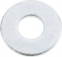 Value Collection - 1/2" Screw, Steel USS Flat Washer - 9/16" ID x 1-3/8" OD, 0.1094" Thick, Zinc-Plated Finish - Top Tool & Supply