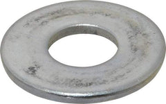 Value Collection - 7/8" Screw, Steel USS Flat Washer - 15/16" ID x 2-1/4" OD, 0.1719" Thick, Zinc-Plated Finish - Top Tool & Supply