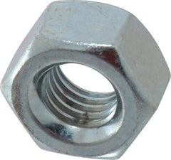 Value Collection - 9/16-12 UNC Steel Right Hand Heavy Hex Nut - 15/16" Across Flats, 0.5469" High, Zinc-Plated Finish - Top Tool & Supply