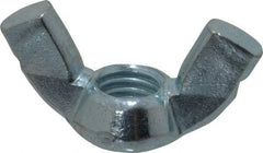 Value Collection - 1/2-13 UNC, Zinc Plated, Steel Standard Wing Nut - 1.94" Wing Span, 1" Wing Span - Top Tool & Supply