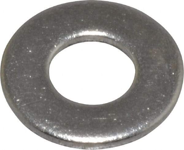 Value Collection - #12 Screw, Grade 18-8 Stainless Steel Standard Flat Washer - 1/4" ID x 9/16" OD, 0.065" Thick - Top Tool & Supply