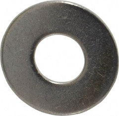 Value Collection - 7/16" Screw, Grade 18-8 Stainless Steel Standard Flat Washer - 1/2" ID x 1-1/4" OD, 0.083" Thick - Top Tool & Supply