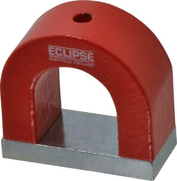 Eclipse - 3/16" Hole Diam, 2-3/16" Overall Width, 15/16" Deep, 1-13/16" High, Alnico Power Magnets - 1,022°Fahrenheit Max Operating Temp - Top Tool & Supply