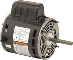 US Motors - 1/3 hp, ODP Enclosure, Auto Thermal Protection, 1,650 RPM, 115 Volt, 60 Hz, Industrial Electric AC/DC Motor - Size 48 Frame, Stud Mount, 1 Speed, Ball Bearings, 4.0 Full Load Amps, B Class Insulation, CW Lead End - Top Tool & Supply