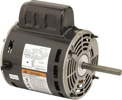 US Motors - 1/2 hp, ODP Enclosure, Auto Thermal Protection, 1,100 RPM, 115/230 Volt, 60 Hz, Industrial Electric AC/DC Motor - Size 48 Frame, Stud Mount, 1 Speed, Ball Bearings, 6.2/3.1 Full Load Amps, B Class Insulation, CW Lead End - Top Tool & Supply