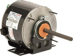 US Motors - 1/3 hp, ODP Enclosure, Auto Thermal Protection, 825 RPM, 208-230 Volt, 60 Hz, Industrial Electric AC/DC Motor - Size 48 Frame, Hub/Stud Mount, 1 Speed, Ball Bearings, 2.7 Full Load Amps, B Class Insulation, CCW Lead End Rev - Top Tool & Supply