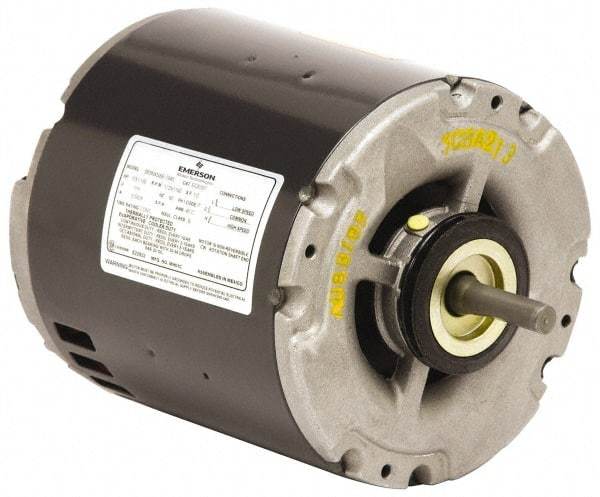 US Motors - 1/3 hp, ODP Enclosure, Auto Thermal Protection, 1,725 RPM, 115 Volt, 60 Hz, Industrial Electric AC/DC Motor - Size 56 Frame, Ring Mount, 2 Speed, SAB/Sleeve Bearings, 5.5/3.9 Full Load Amps, B Class Insulation, CCW Lead End - Top Tool & Supply