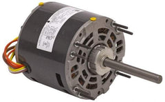 US Motors - 1/4 hp, ODP Enclosure, 1,050 RPM, 208/230 Volt, 60 Hz, Industrial Electric AC/DC Motor - 3 Speed, SAB/Sleeve Bearings, B Class Insulation, CCW Lead End Rev - Top Tool & Supply