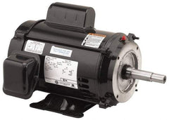 US Motors - 7-1/2 hp, ODP Enclosure, 3,480 RPM, 230 Volt, 60 Hz, Industrial Electric AC/DC Motor - Size 213 Frame, Horizontal-Footed Mount, 1 Speed, Ball Bearings, 30.4 Full Load Amps, F Class Insulation - Top Tool & Supply