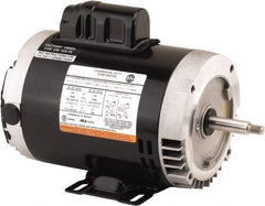 US Motors - 1/2 hp, ODP Enclosure, Auto Thermal Protection, 1,725 RPM, 115/208-230 Volt, 60 Hz, Industrial Electric AC/DC Motor - Size 56 Frame, C-Face Mount, 1 Speed, Ball Bearings, 8.9/4.4-4.5 Full Load Amps, B Class Insulation, Reversible - Top Tool & Supply