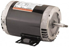 US Motors - 1 hp, ODP Enclosure, Auto Thermal Protection, 3,450 RPM, 115/230 Volt, 60 Hz, Industrial Electric AC/DC Motor - Size 56 Frame, J-Face Mount, 1 Speed, Ball Bearings, 13.6/6.8 Full Load Amps, B Class Insulation, CCW Drive End - Top Tool & Supply