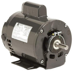 US Motors - 1/2 hp, TEAO Enclosure, No Thermal Protection, 1,140 RPM, 208-230/460 Volt, 60 Hz, Three Phase Standard Efficient Motor - Size 56 Frame, Cradle/Stud Mount, 1 Speed, Ball Bearings, 2.4-2.4/1.2 Full Load Amps, B Class Insulation, Reversible - Top Tool & Supply