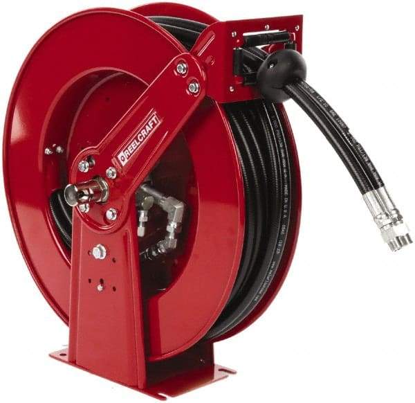 Reelcraft - 50' Spring Retractable Hose Reel - 2,000 psi, Hose Included - Top Tool & Supply