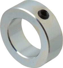 Climax Metal Products - 1-7/16" Bore, Steel, Set Screw Shaft Collar - 2-1/4" Outside Diam, 3/4" Wide - Top Tool & Supply