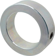 Climax Metal Products - 2-7/16" Bore, Steel, Set Screw Shaft Collar - 3-1/2" Outside Diam, 1" Wide - Top Tool & Supply