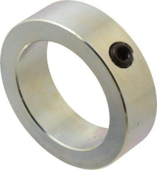 Climax Metal Products - 2-1/2" Bore, Steel, Set Screw Shaft Collar - 3-1/2" Outside Diam, 1" Wide - Top Tool & Supply