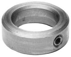 Climax Metal Products - 2-3/4" Bore, Stainless Steel, Set Screw Shaft Collar - 4" Outside Diam, 1-1/8" Wide - Top Tool & Supply