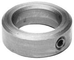 Climax Metal Products - 2-11/16" Bore, Stainless Steel, Set Screw Shaft Collar - 4" Outside Diam, 1-1/8" Wide - Top Tool & Supply