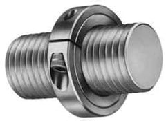 Climax Metal Products - 1-1/2-12 Thread, Stainless Steel, One Piece Threaded Shaft Collar - 2-3/8" Outside Diam, 9/16" Wide - Top Tool & Supply