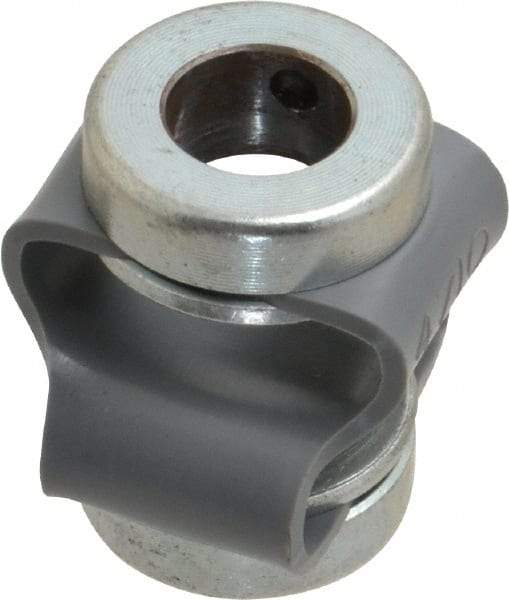 Huco - 3/8" Max Bore Diam, Flexible Flex P Double Loop Coupling - 27mm OD, Polyurethane - Top Tool & Supply