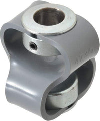 Huco - 5/8" Max Bore Diam, Flexible Flex P Double Loop Coupling - 54mm OD, Polyurethane - Top Tool & Supply