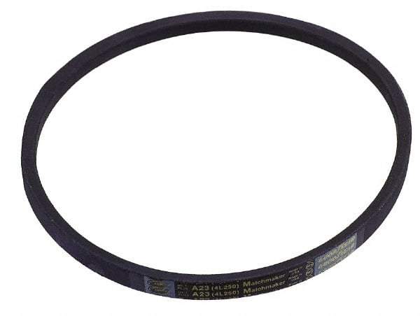 Continental ContiTech - Section B, 317" Outside Length, V-Belt - Wingprene Rubber-Impregnated Fabric, HY-T Matchmaker, No. B315 - Top Tool & Supply