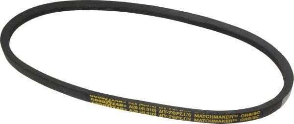 Continental ContiTech - Section A, 31" Outside Length, V-Belt - Wingprene Rubber-Impregnated Fabric, HY-T Matchmaker, No. A29 - Top Tool & Supply