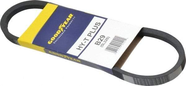 Continental ContiTech - Section B, 32" Outside Length, V-Belt - Wingprene Rubber-Impregnated Fabric, HY-T Matchmaker, No. B29 - Top Tool & Supply