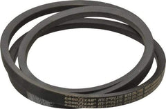 Continental ContiTech - Section B, 75" Outside Length, V-Belt - Wingprene Rubber-Impregnated Fabric, HY-T Matchmaker, No. B72 - Top Tool & Supply