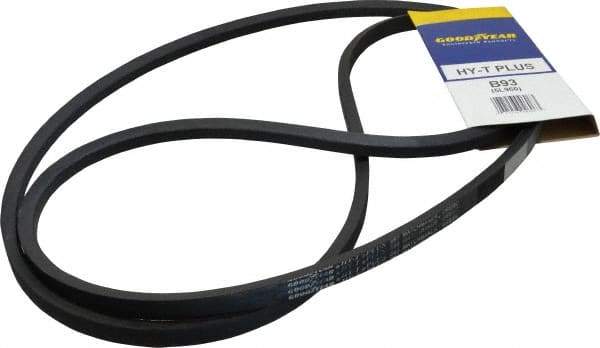 Continental ContiTech - Section B, 96" Outside Length, V-Belt - Wingprene Rubber-Impregnated Fabric, HY-T Matchmaker, No. B93 - Top Tool & Supply