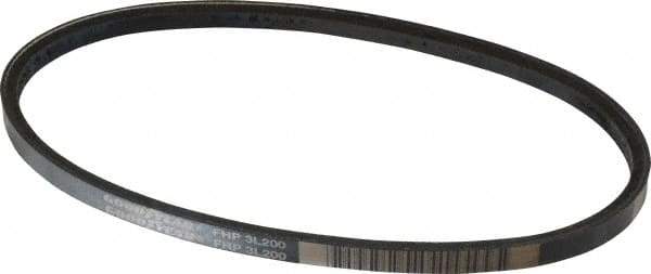 Continental ContiTech - Section 3L, 20" Outside Length, V-Belt - High Traction Rubber, Fractional HP, No. 3L200 - Top Tool & Supply