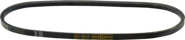 Continental ContiTech - Section 3L, 26" Outside Length, V-Belt - High Traction Rubber, Fractional HP, No. 3L260 - Top Tool & Supply