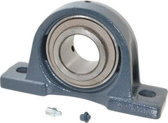 Value Collection - 8-13/16" OALBall Bearing Pillow Block - Cast Iron - Top Tool & Supply