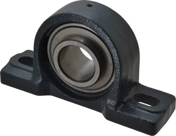 Value Collection - 7-1/8" OALBall Bearing Pillow Block - Cast Iron - Top Tool & Supply