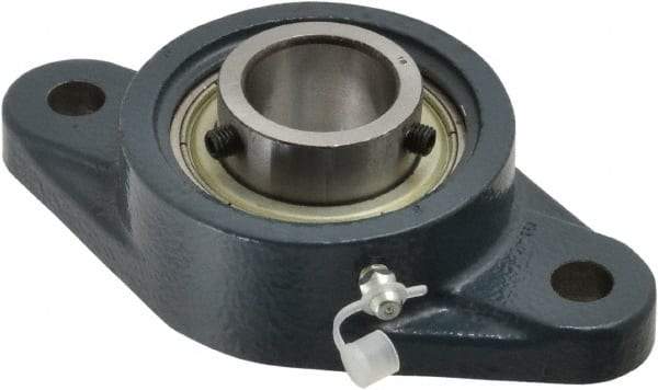 Value Collection - 5-9/16" OALBall Bearing Pillow Block - Cast Iron - Top Tool & Supply