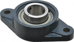 Value Collection - 6-1/8" OALBall Bearing Pillow Block - Cast Iron - Top Tool & Supply