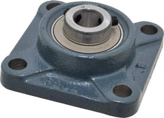 Value Collection - 3-3/8" OALBall Bearing Pillow Block - Cast Iron - Top Tool & Supply