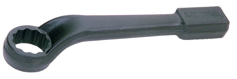 50(mm) x13"OAL- 12 Point-Black Oxide-Offset Striking Wrench - Top Tool & Supply