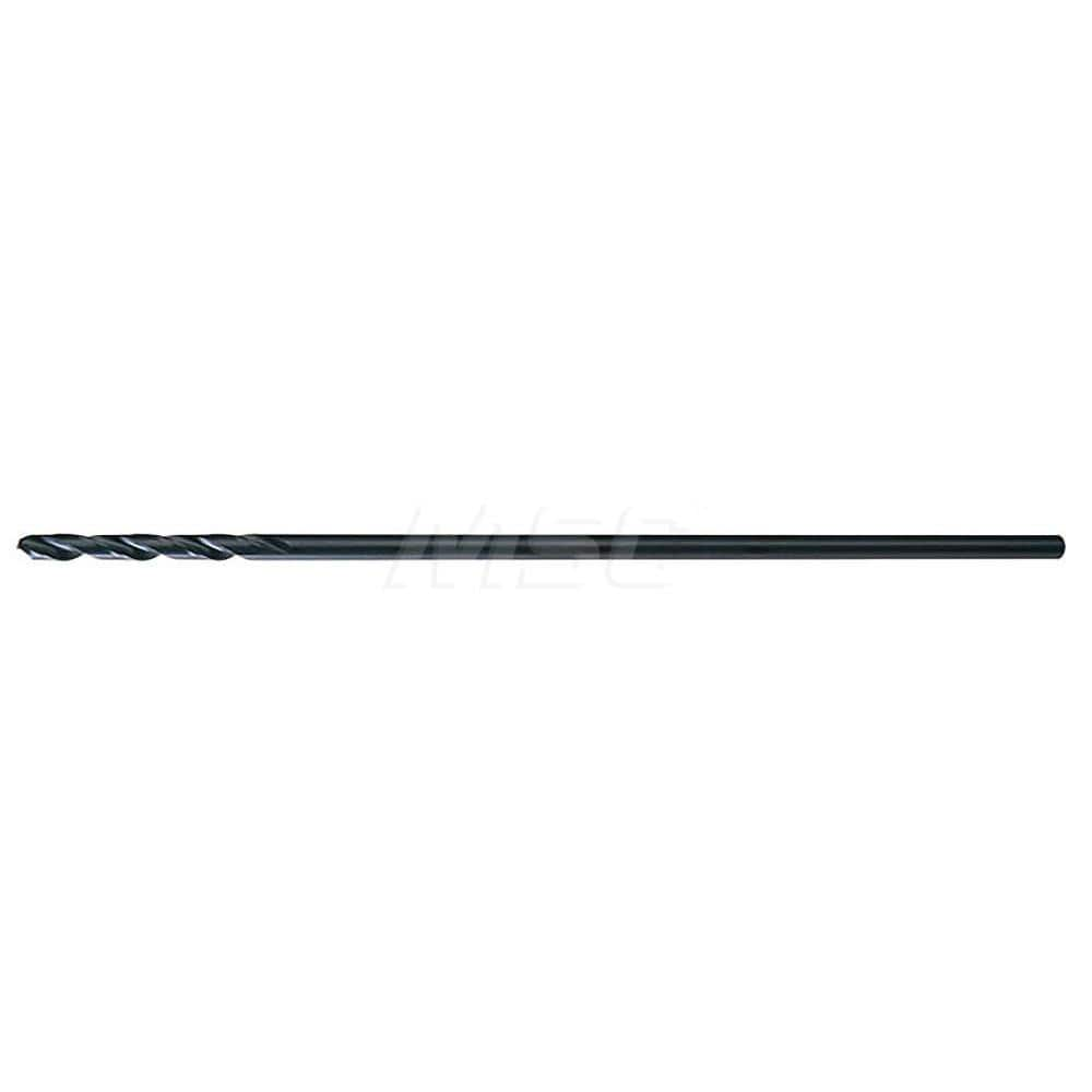 #9 2-7/16″ Flute Length 135° High Speed Steel Aircraft Extension Drill Oxide Finish, 0.196″ Diam Straight-Cylindrical Shank, Split Point, Self-Centering, Series 912