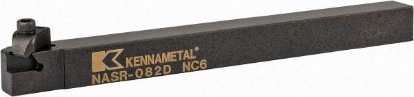 Kennametal - Internal/External Thread, Right Hand Cut, 1/2" Shank Width x 1/2" Shank Height Indexable Threading Toolholder - 6" OAL, N.2R Insert Compatibility, NAS Toolholder, Series Top Notch - Top Tool & Supply