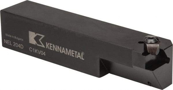 Kennametal - Internal/External Thread, Left Hand Cut, 1-1/4" Shank Width x 1-1/4" Shank Height Indexable Threading Toolholder - 6" OAL, N.4R Insert Compatibility, NE Toolholder, Series Top Notch - Top Tool & Supply