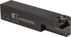 Kennametal - Internal/External Thread, Left Hand Cut, 1-1/4" Shank Width x 1-1/4" Shank Height Indexable Threading Toolholder - 6" OAL, N.4R Insert Compatibility, NE Toolholder, Series Top Notch - Top Tool & Supply